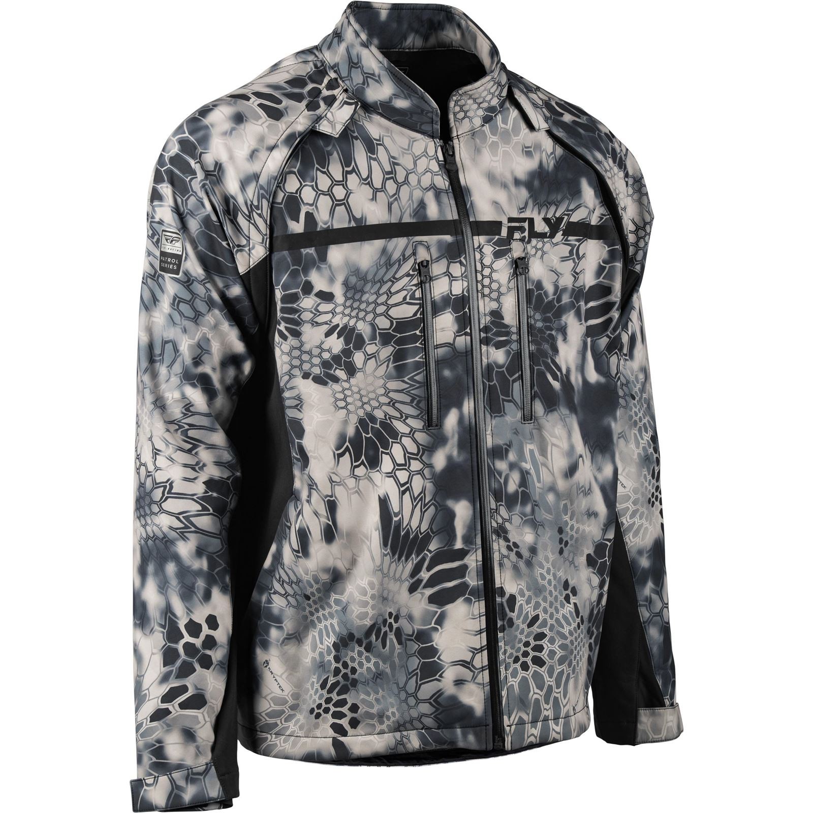 Fly Racing Patrol Kryptek Jacket - Grey/Black - Large 378-688L
