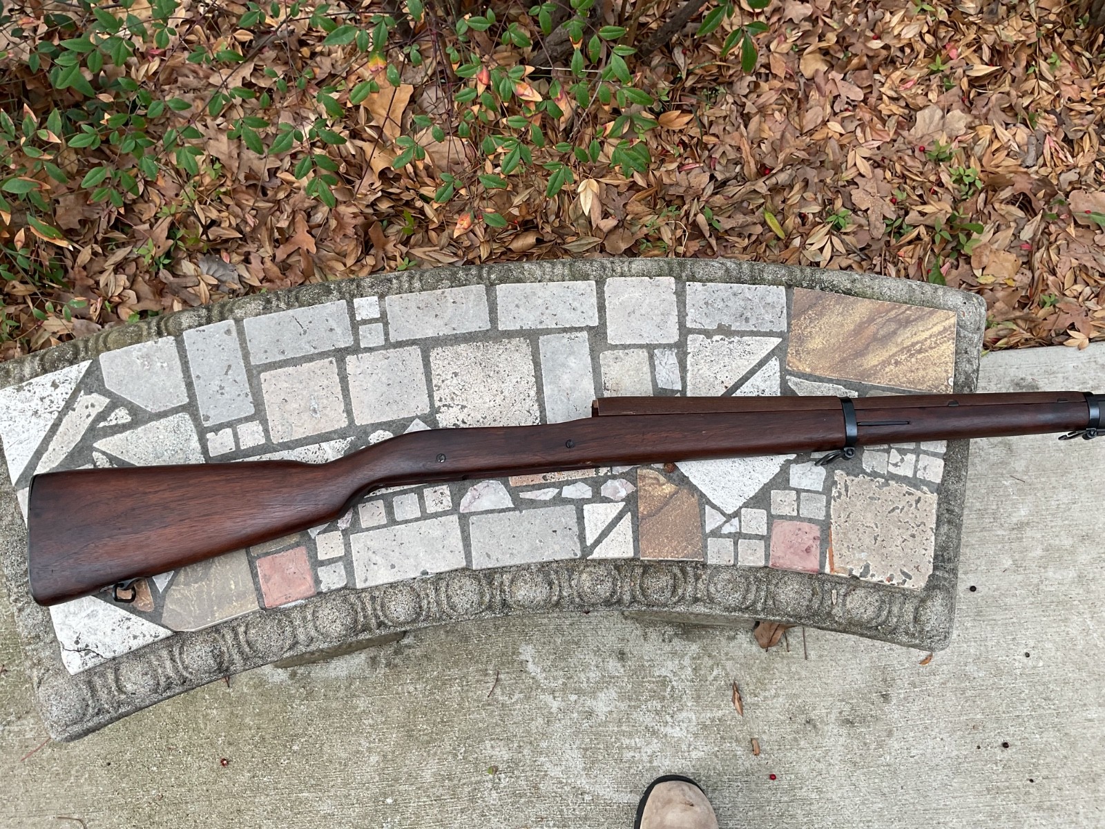 REMINGTON 1903A3 stock, handguard and hardware as shown.