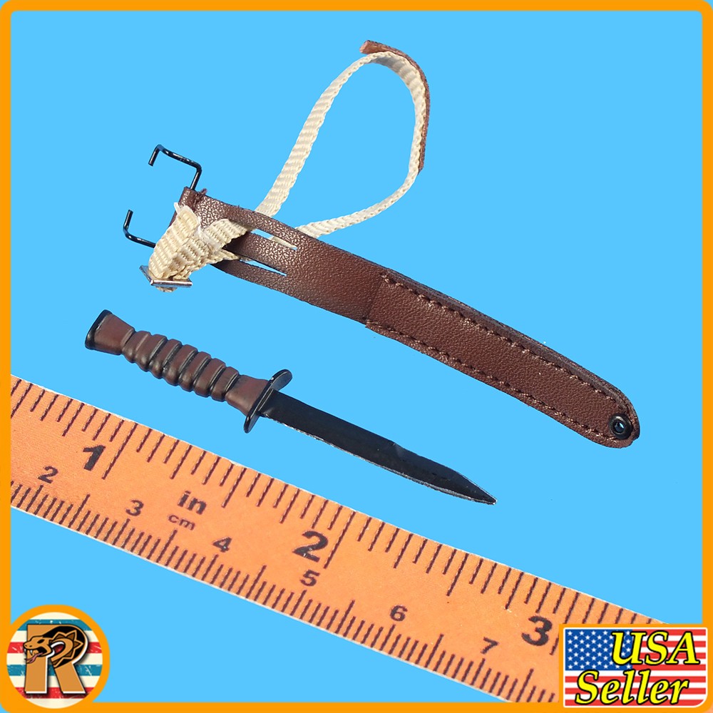 Captain America WWII - Knife & Sheath - 1/6 Scale Fish Bone Figures