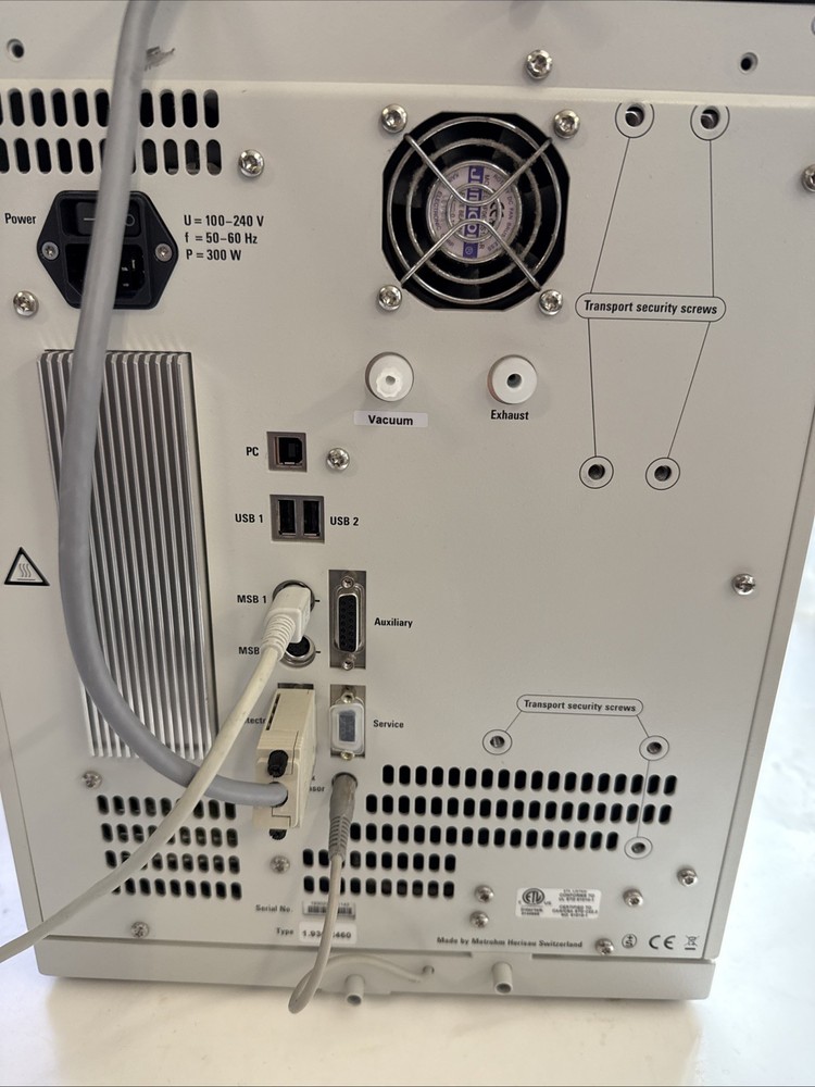 Metrohm 930 IC 858 Sample Processor Anion