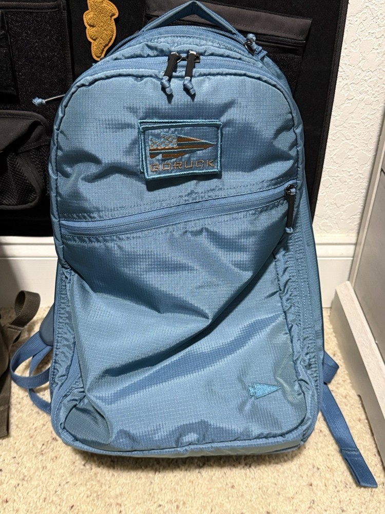 Goruck 18L Bullet Double Compartment (DC) Ripstop Robic backpack blue