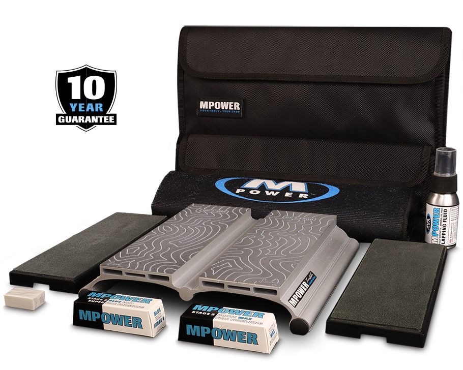 Double Diamond Sharpening Stone Set 300-1200# Complete Sharpener Kit MPOWER SB2