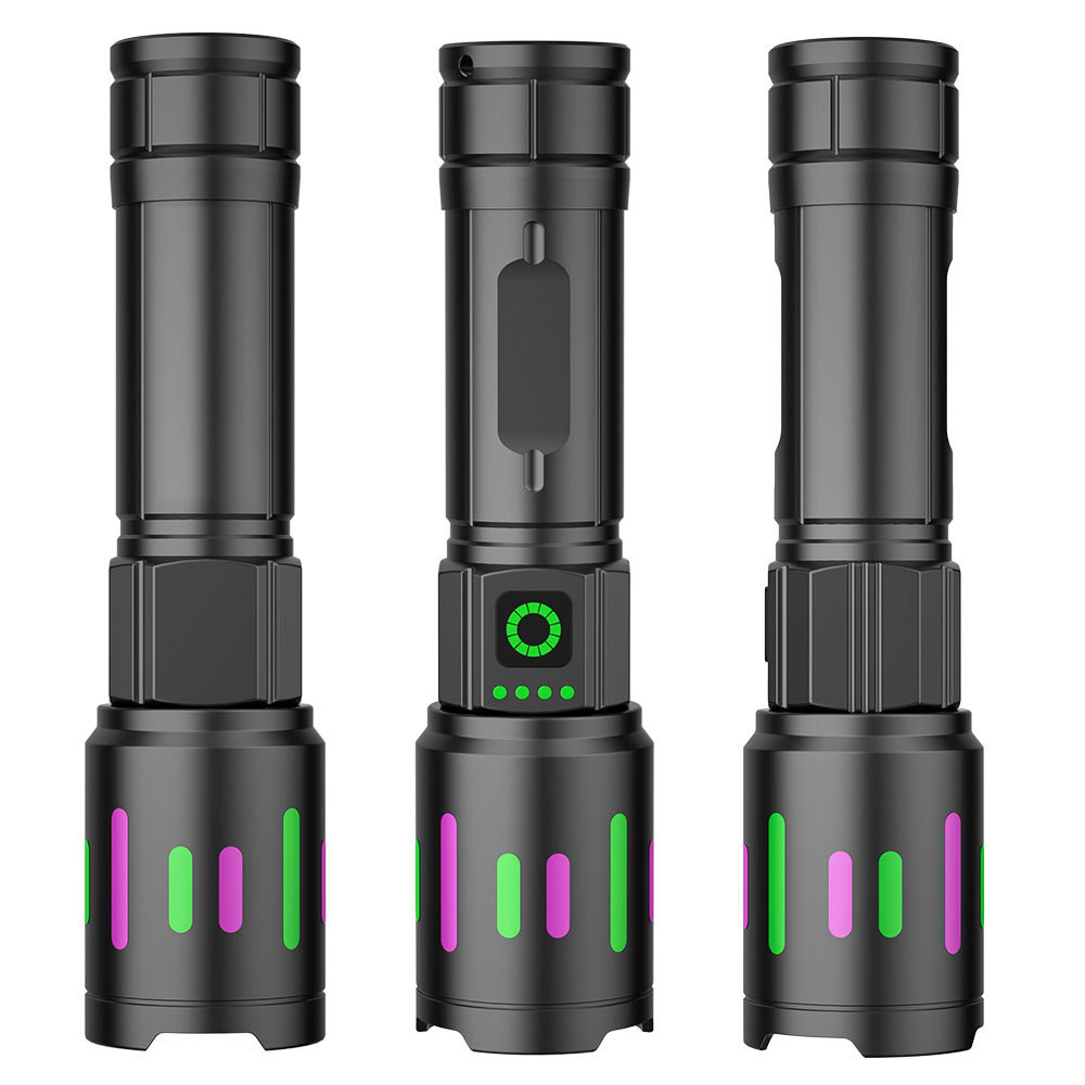 350000000 Lumen Super Bright LED Tactical Flashlight Rechargeable LED Work Light