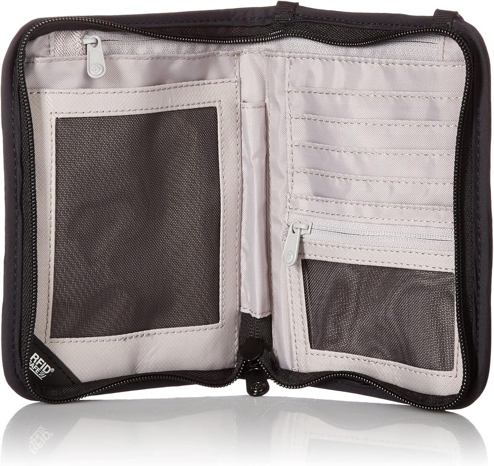 Compact Travel Wallet w/ RFID Protection