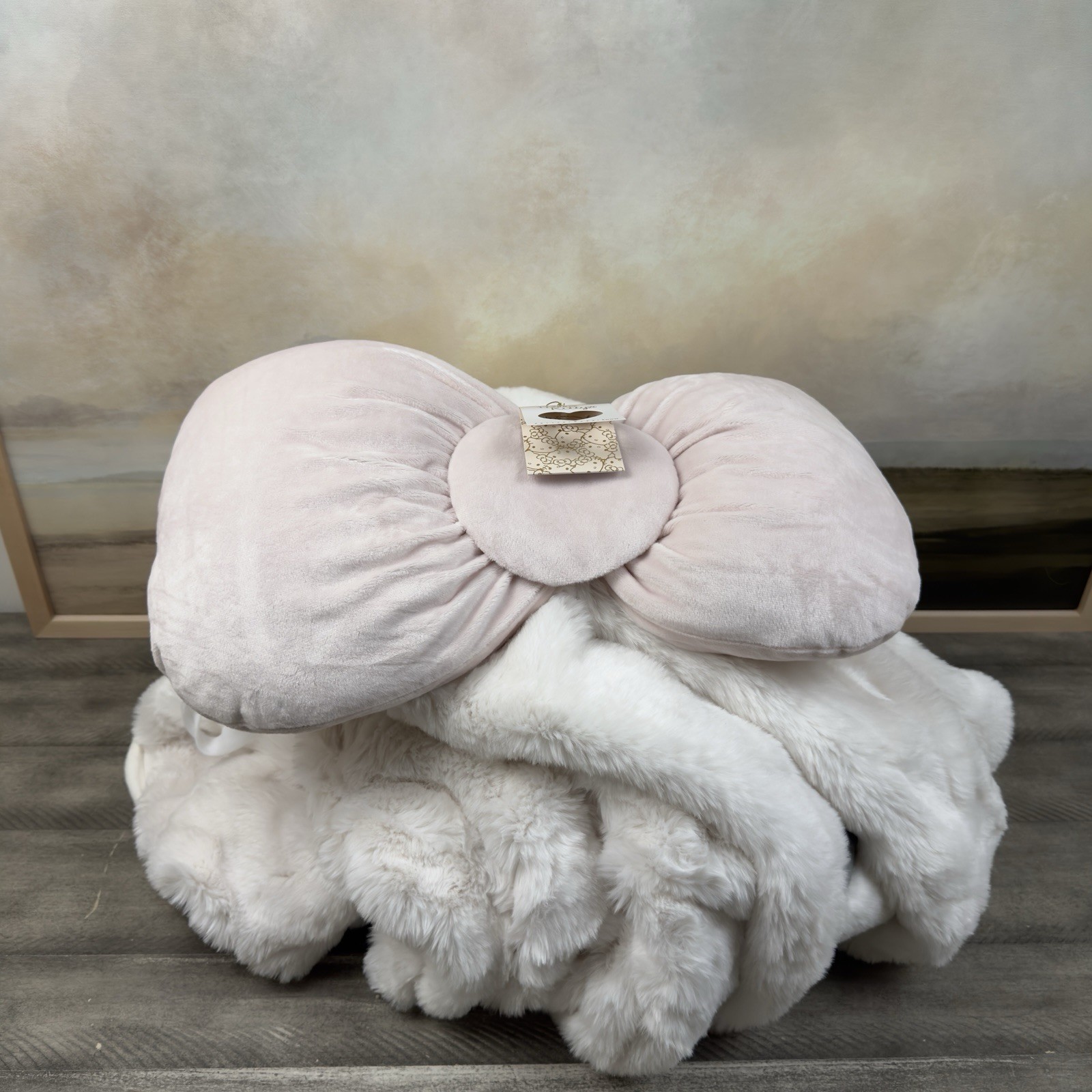 Pottery Barn Teen Hello Kitty Bean Bag Chair Slipcover Only Large Dust Spots OB