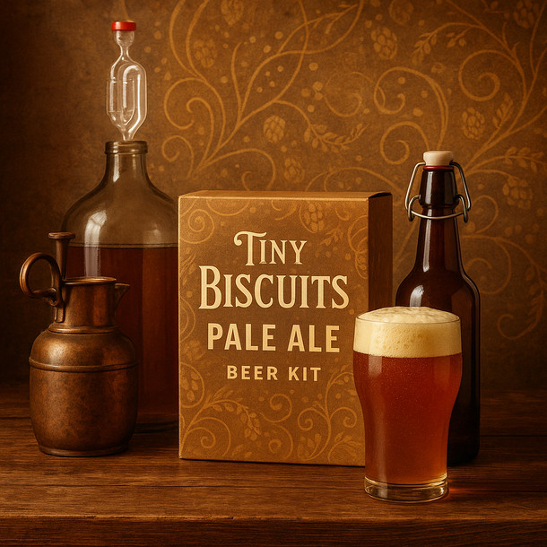 Label Peelers Tiny Biscuits Pale Ale Beer Kit