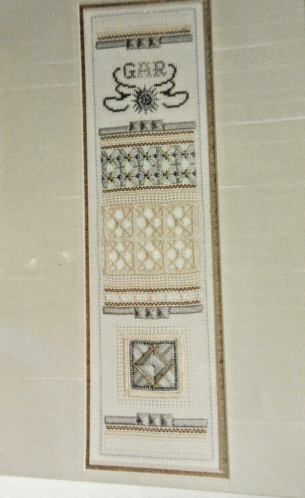 Gay Ann Rogers SMALL RUSKIN SAMPLER 2 Ctd Thread/Needlepoint Pattern