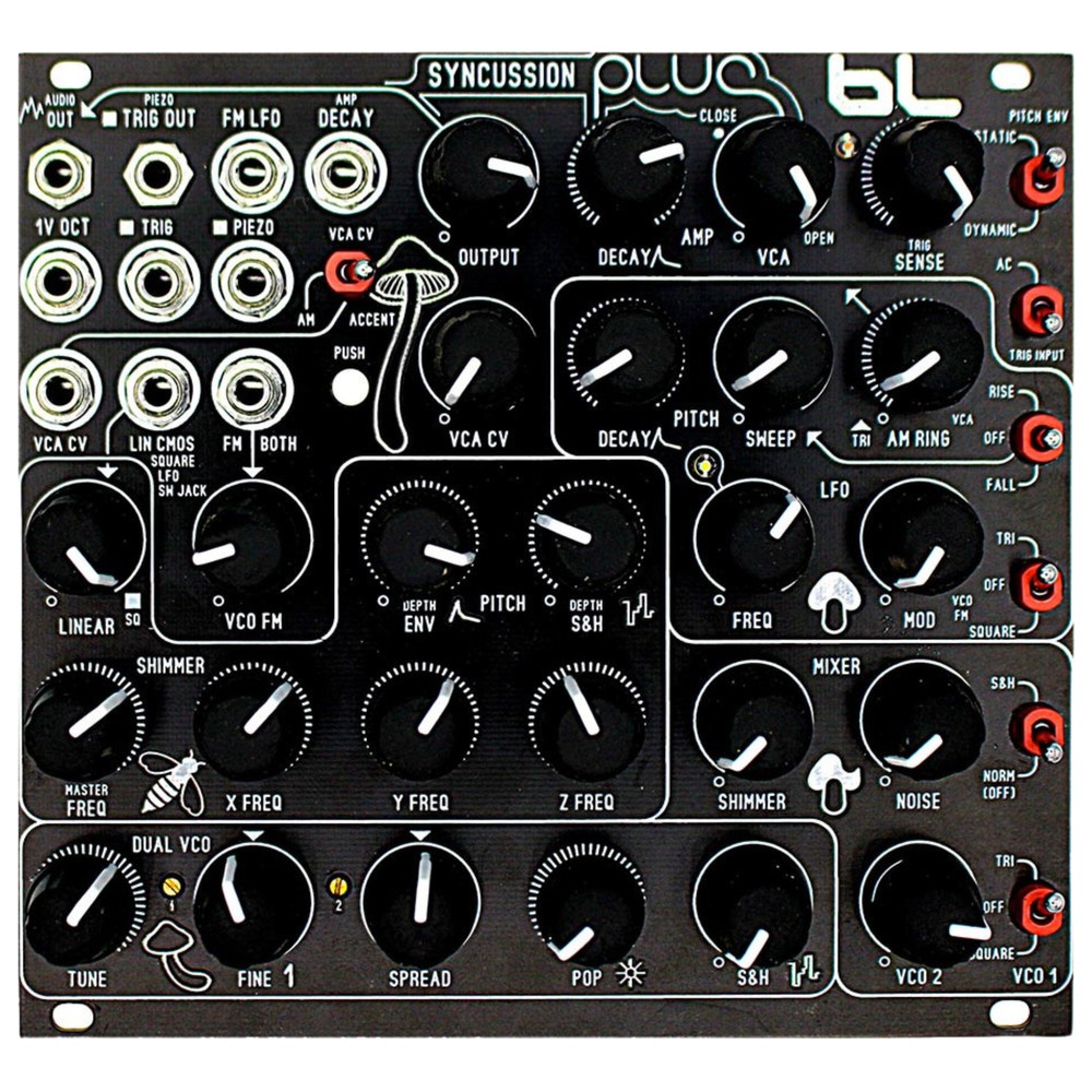 Blue Lantern Syncussion Plus Percussion Generator Eurorack Synth Module