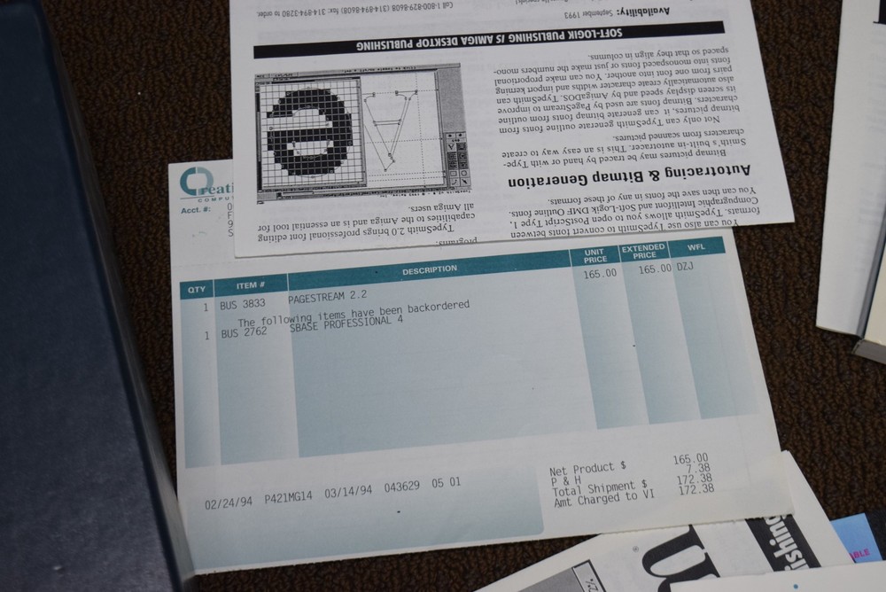 PageStream v2.22 Floppy Disk Software Set In Box for Commodore Amiga