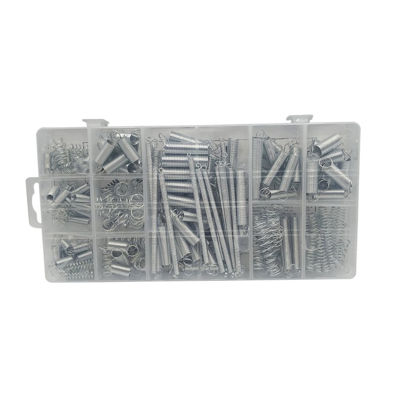 Multifunction 200pcs Spring Set Compression Steel Spring with Box for Home