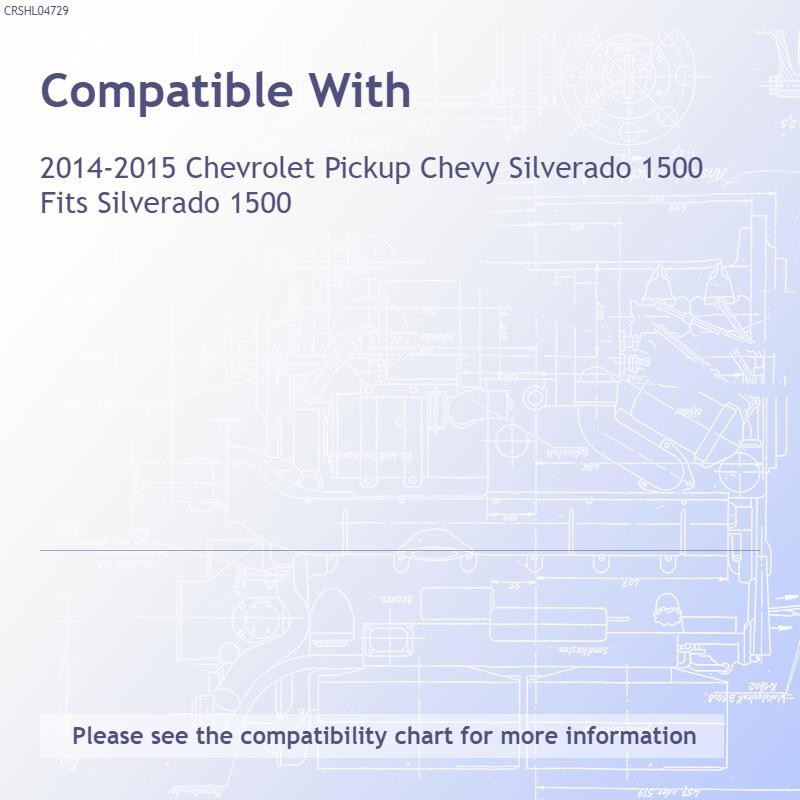 Replacement Polypropylene Driver Side Fog Light Bracket (See Compatible Chart)