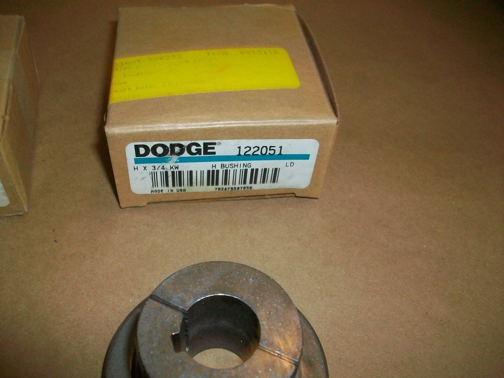 2pc Dodge Bushing 122051 HX3/4KW NEW