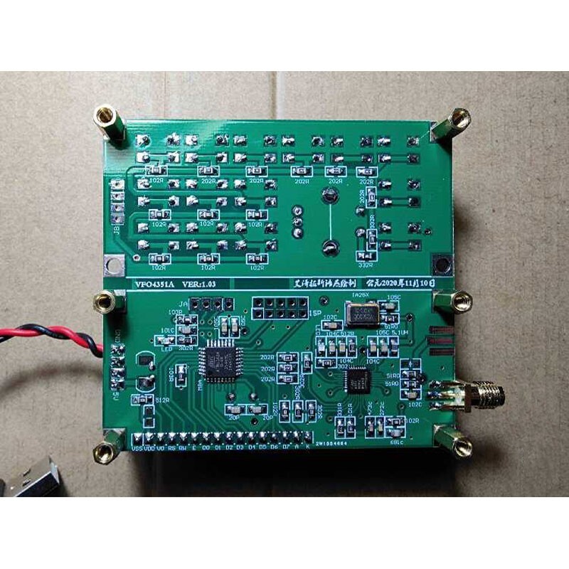 ADF4351-VFO Source V1.03 Signal Generator 35-4400MHz Mechanical Rotary Encoder
