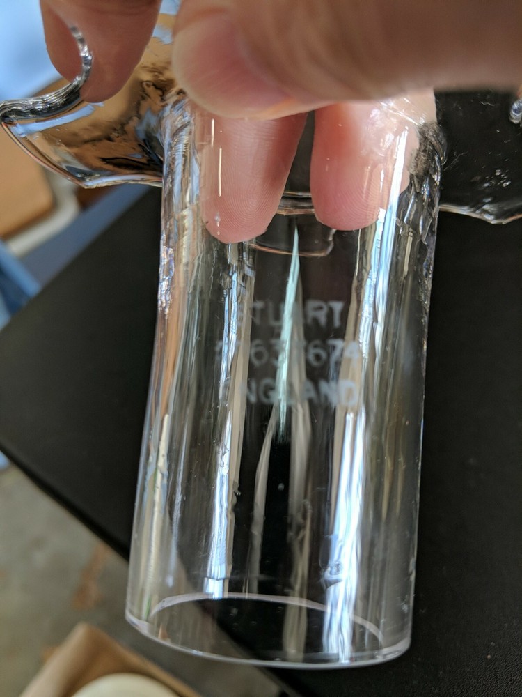 Stuart Vase Flower Holder Insert Made In Englad