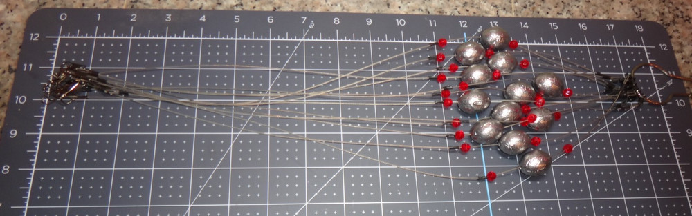 (33) 2.oz READY RIG SINKERS EGG WEIGHTS LOT