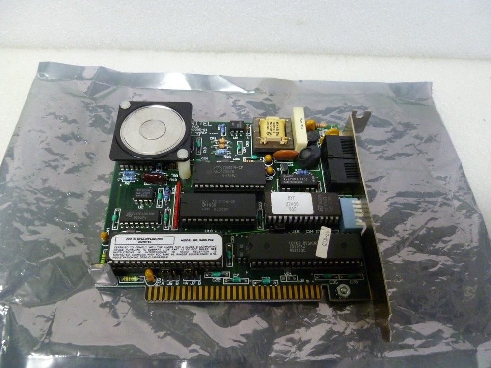 OMNITEL 2400 PC2 985-01085-01 MODEM CARD