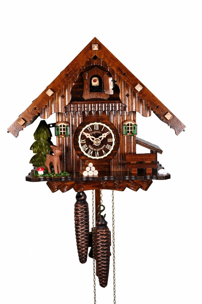 Cuckoo Clock Black Forest house  EN 405 NEW