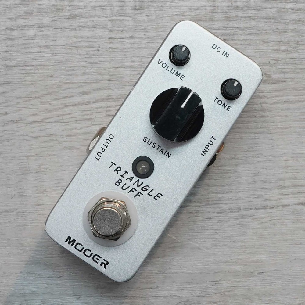 Mooer Triangle Buff Fuzz Pedal Missing Rear Cover Screw Used