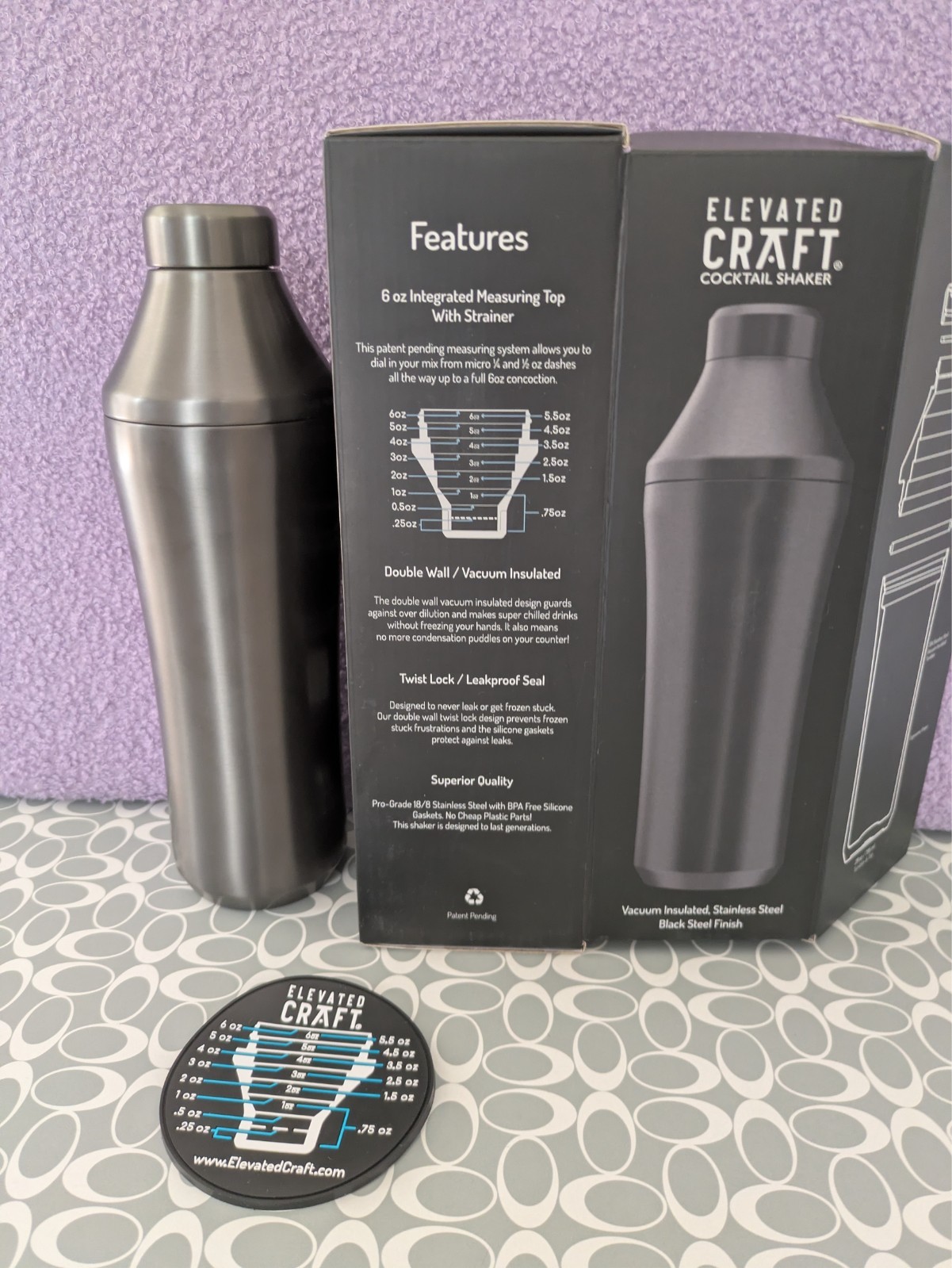 Elevated Craft Cocktail Shaker