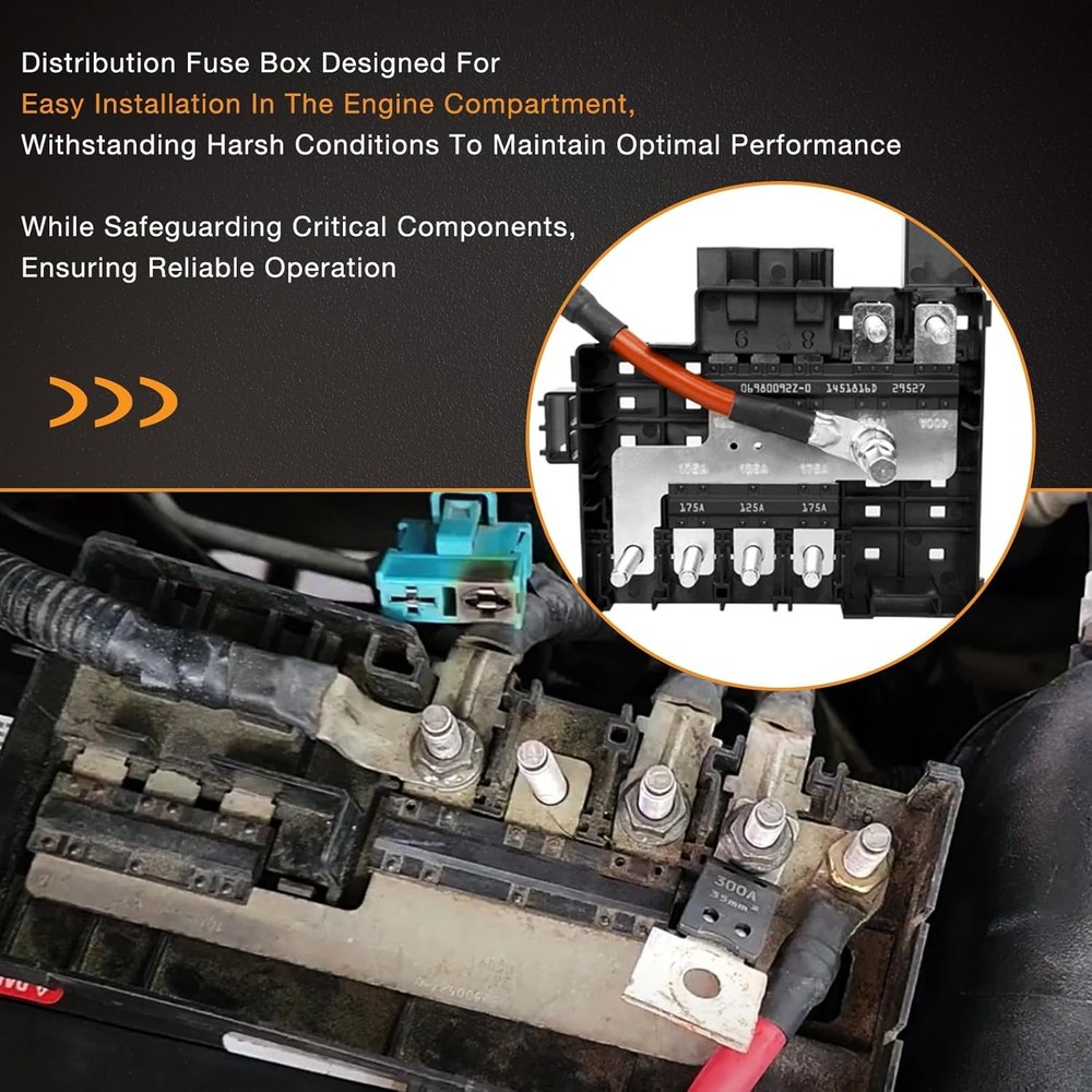 Battery Distribution Engine Compartment Fuse Block for 2017-2019 GMC Sierra
