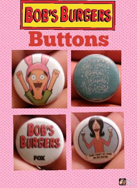 Bob's Burger Buttons