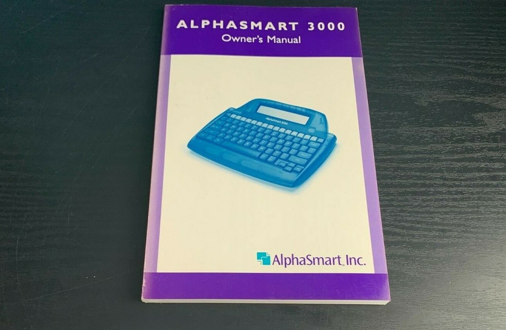AlphaSmart 3000 Owner's Manual