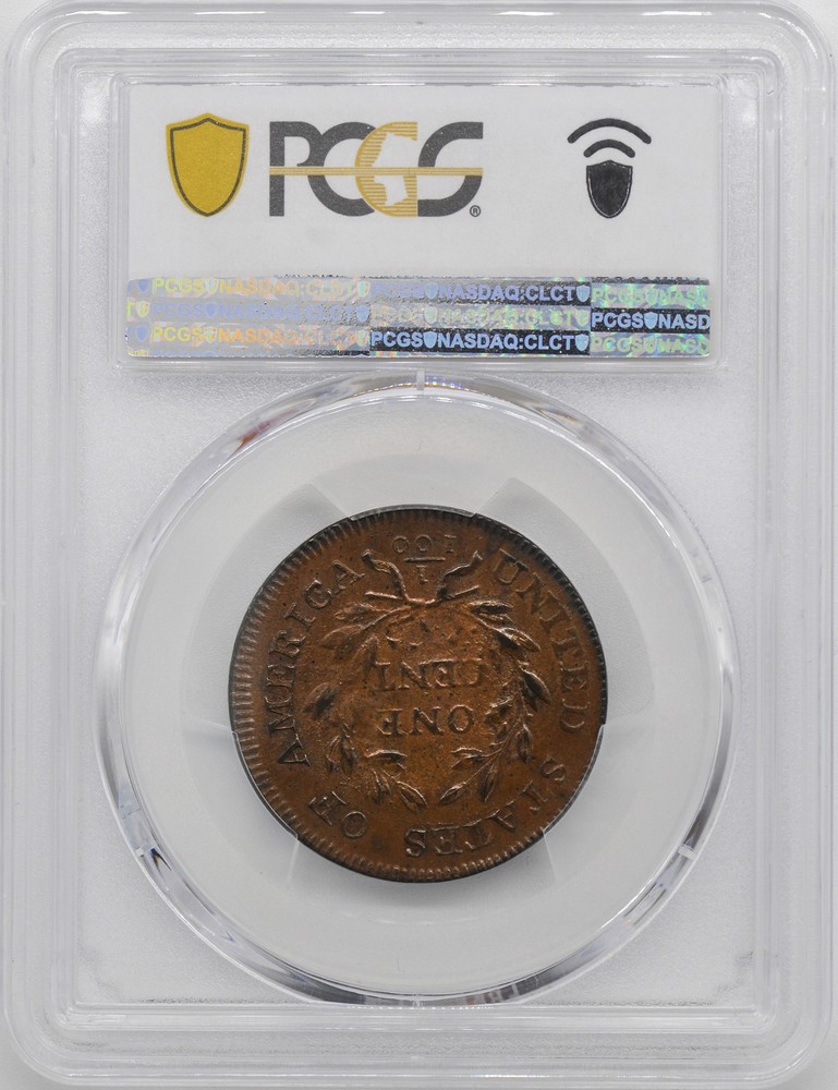 1798 DRAPED BUST 1C PCGS MS 64 BN
