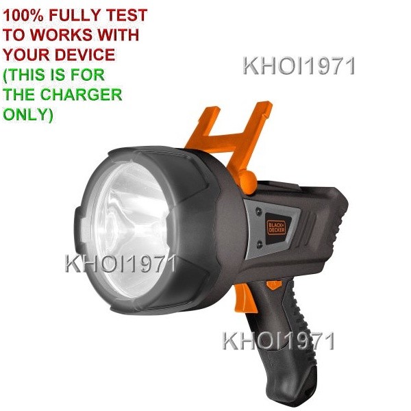 WALL Charger adapter for LIONLEDB BLACK-TRIM BLACK & DECKER LED Spotlight