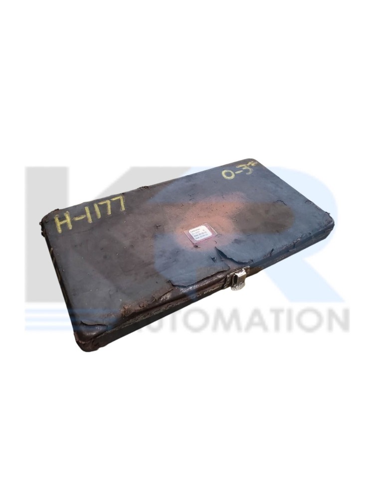 Starrett No. 445 Depth Micrometer Set 0- 3" W/ 6" Base & Ratchet Thimble *READ*