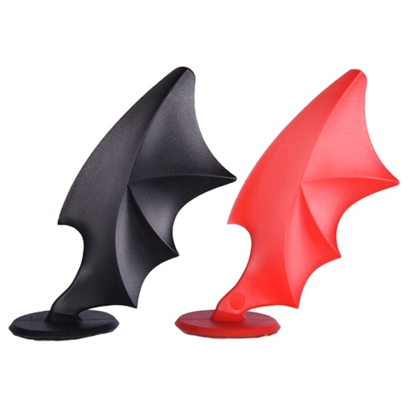 Stylish Devil Wing Horns Decorations Creative Adornment for Motorcycle Helmets