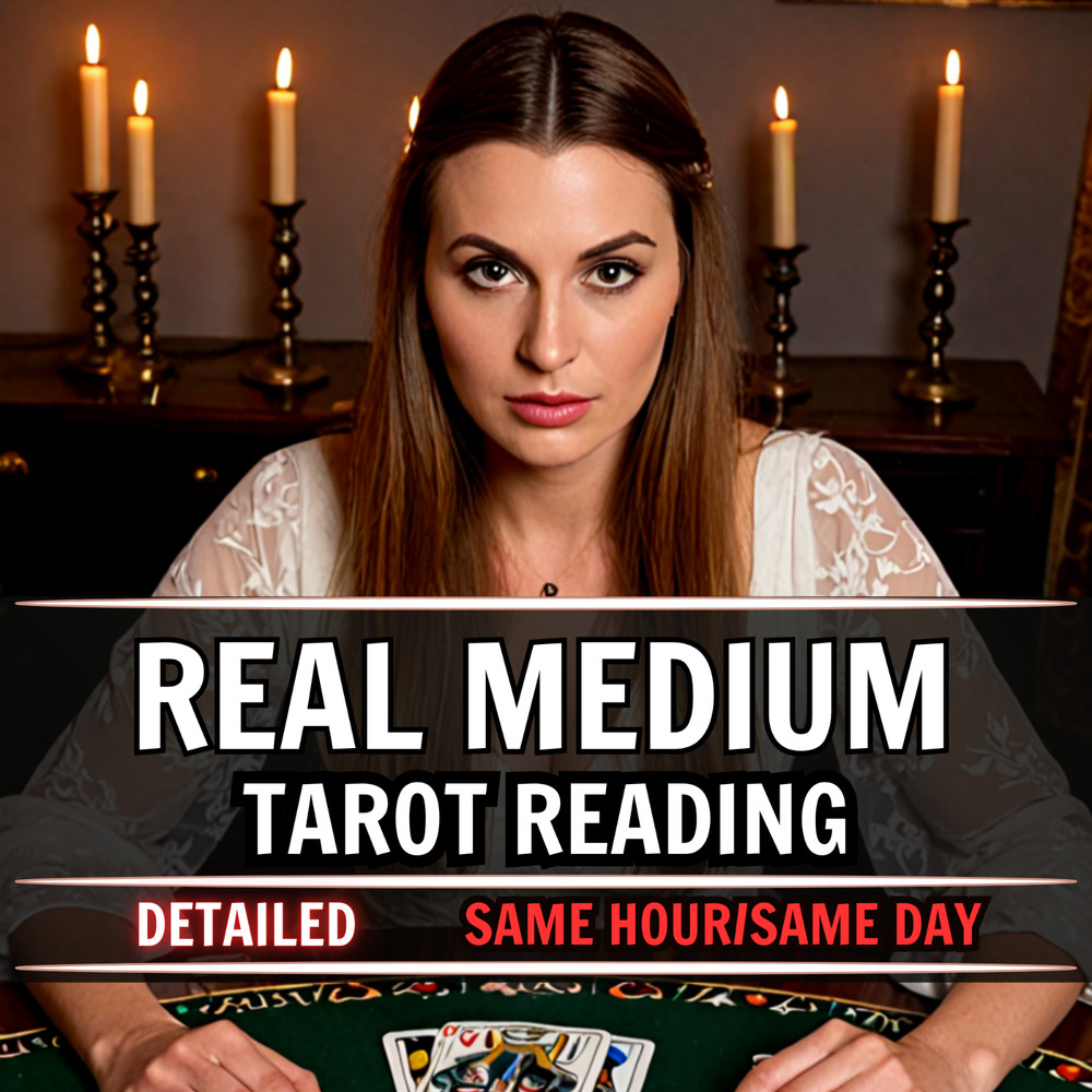 Real Medium Tarot Reading, Same Hour Detailed Psychic Mediumship Insight
