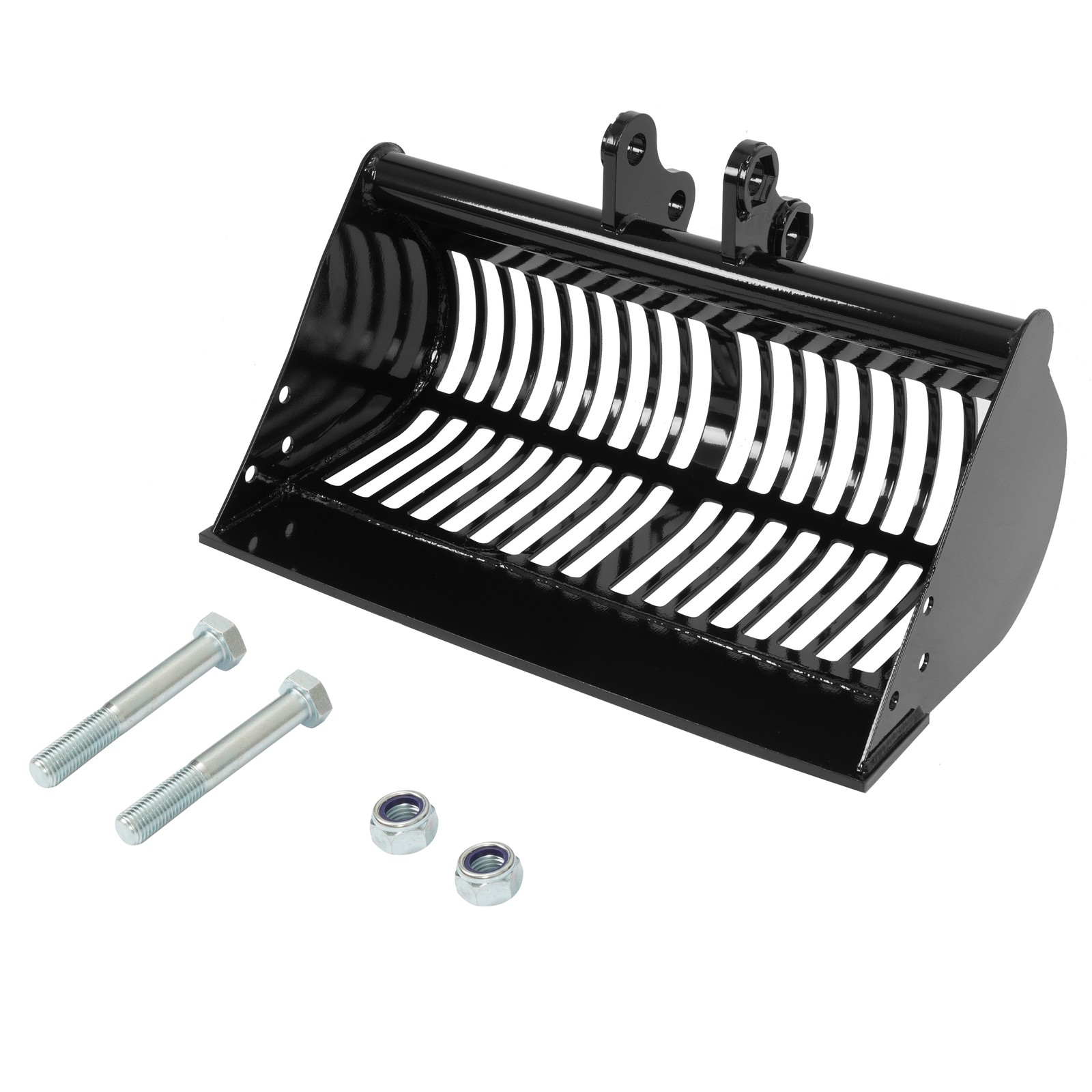 HECASA Mini Excavators Digger Mud Bucket 600mm Attachment Screening Skeleton