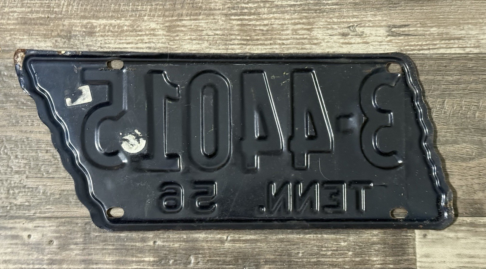 1956 Tennessee license plate-good Original Condition As Shown- # 3 44015