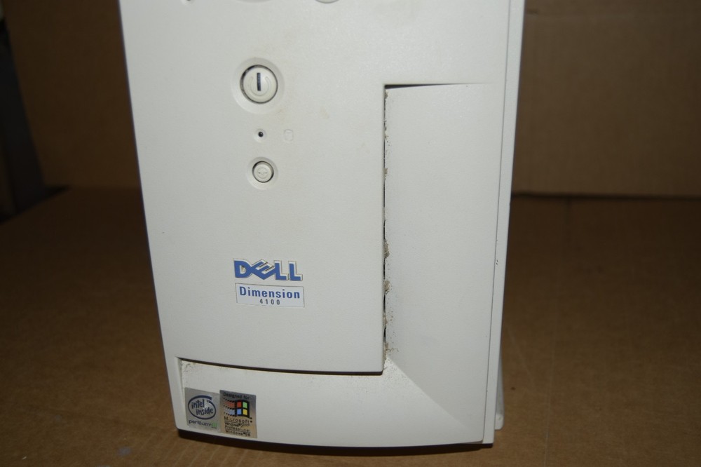 Dell Dimension 4100 Computer Pentium III RAM 2x HDD *Sleeper PC* **Read**