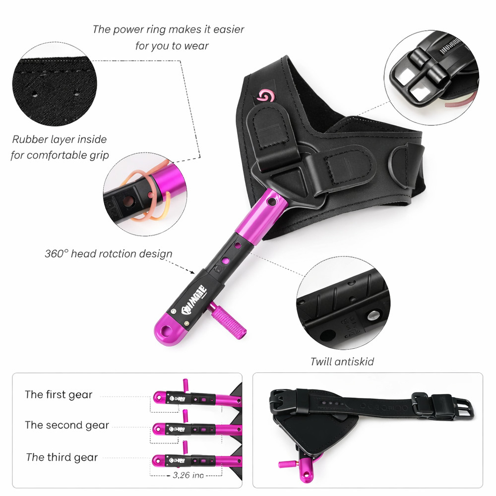 LWANO Archery Compound Bow Release Aid Trigger Purple – New Open Box