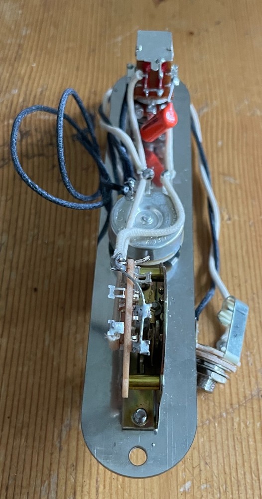 Fender Telecaster Wiring 500k CTS Orange Drop PUSH/PULL COIL SPLIT-NO PLATE