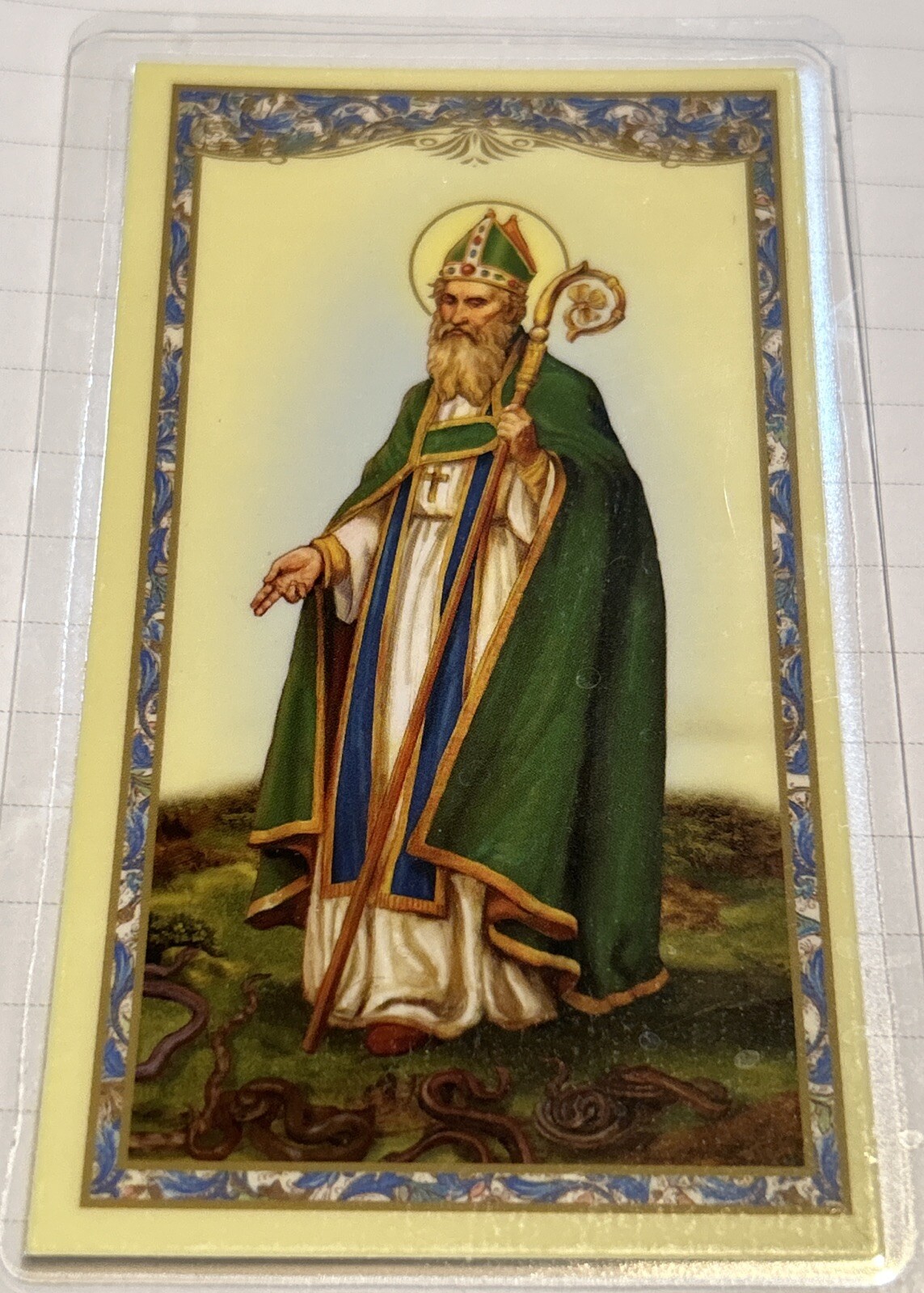 Holy Card “Irish Blessing Prayer” Laminated Prayer Card
