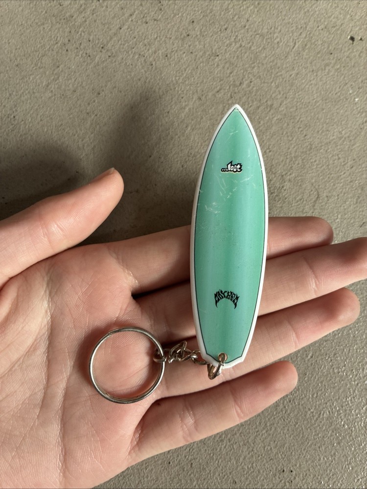 Legendary Serf Board Keychain Light Blue
