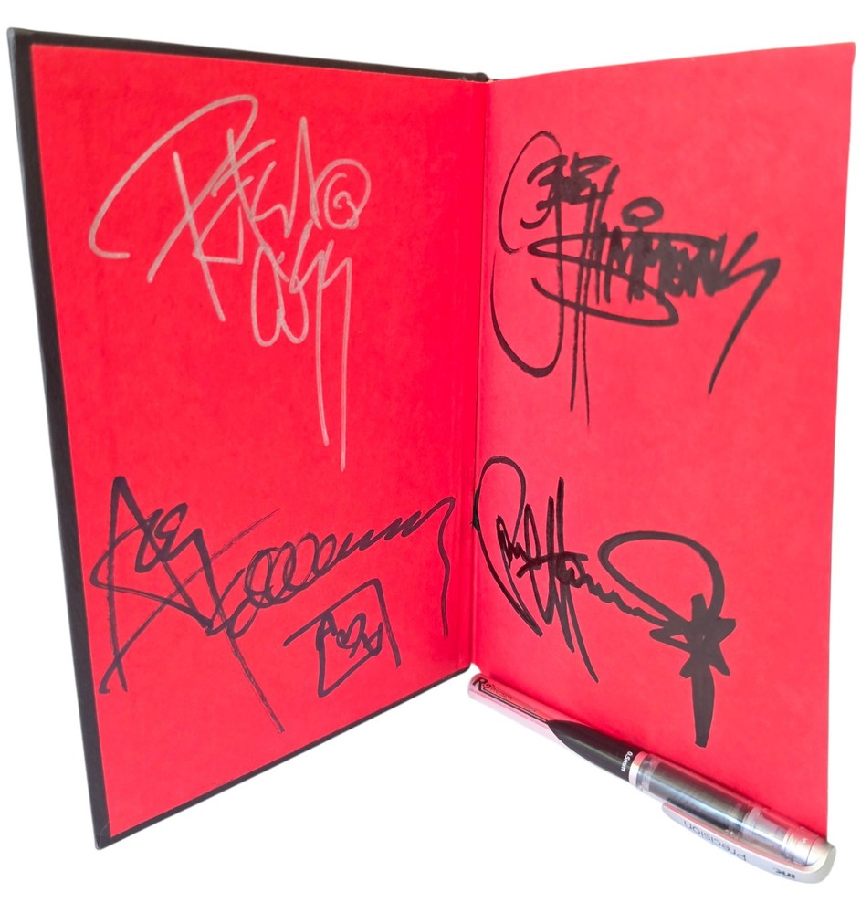 KISS BEHIND THE MASK Autographed Official Authorized Biography Hardcover Book