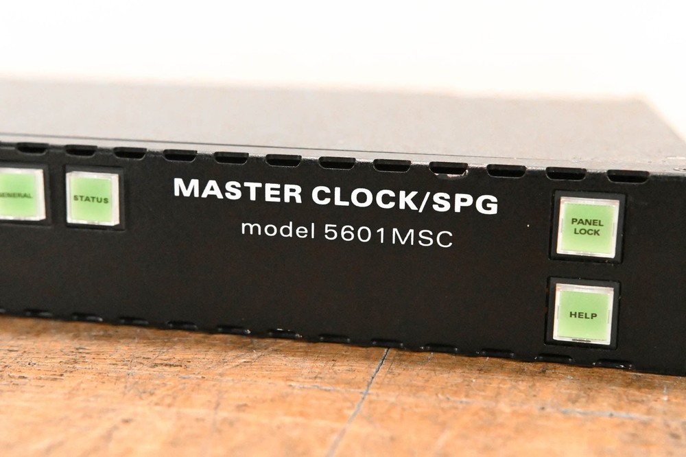 Evertz 5601MSC Master SPG/Master Clock System CG0015Q