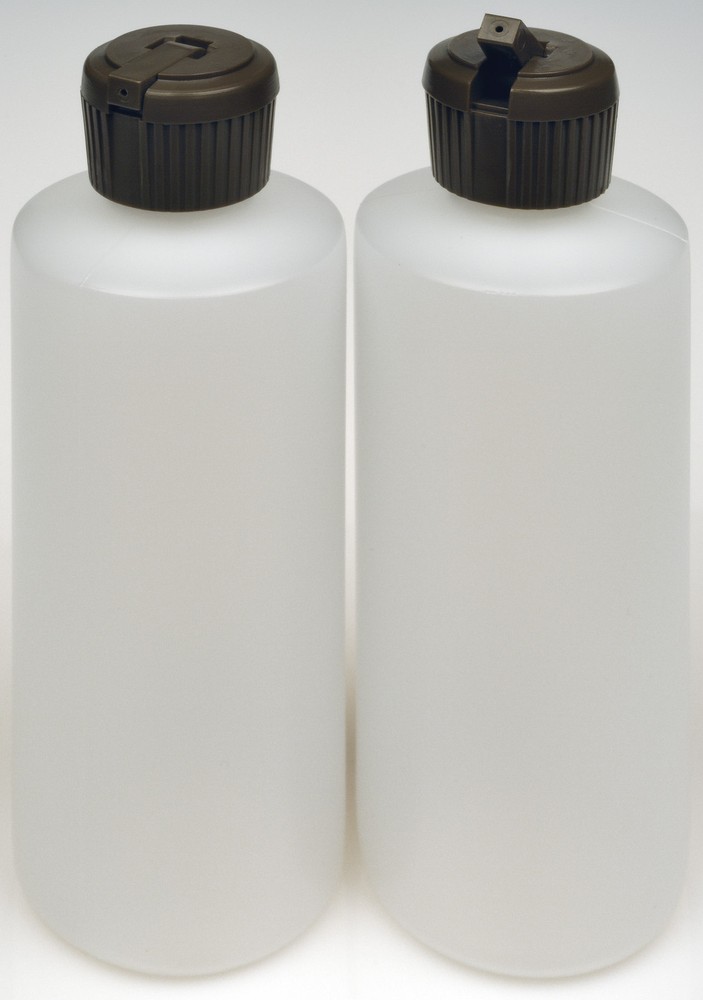 Plastic Bottles w/Applicator Lids, 4-oz., 12-Pack, New