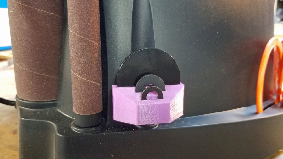 Custom Washer Holder Mount Bracket for WEN 6510 Spindle Sander