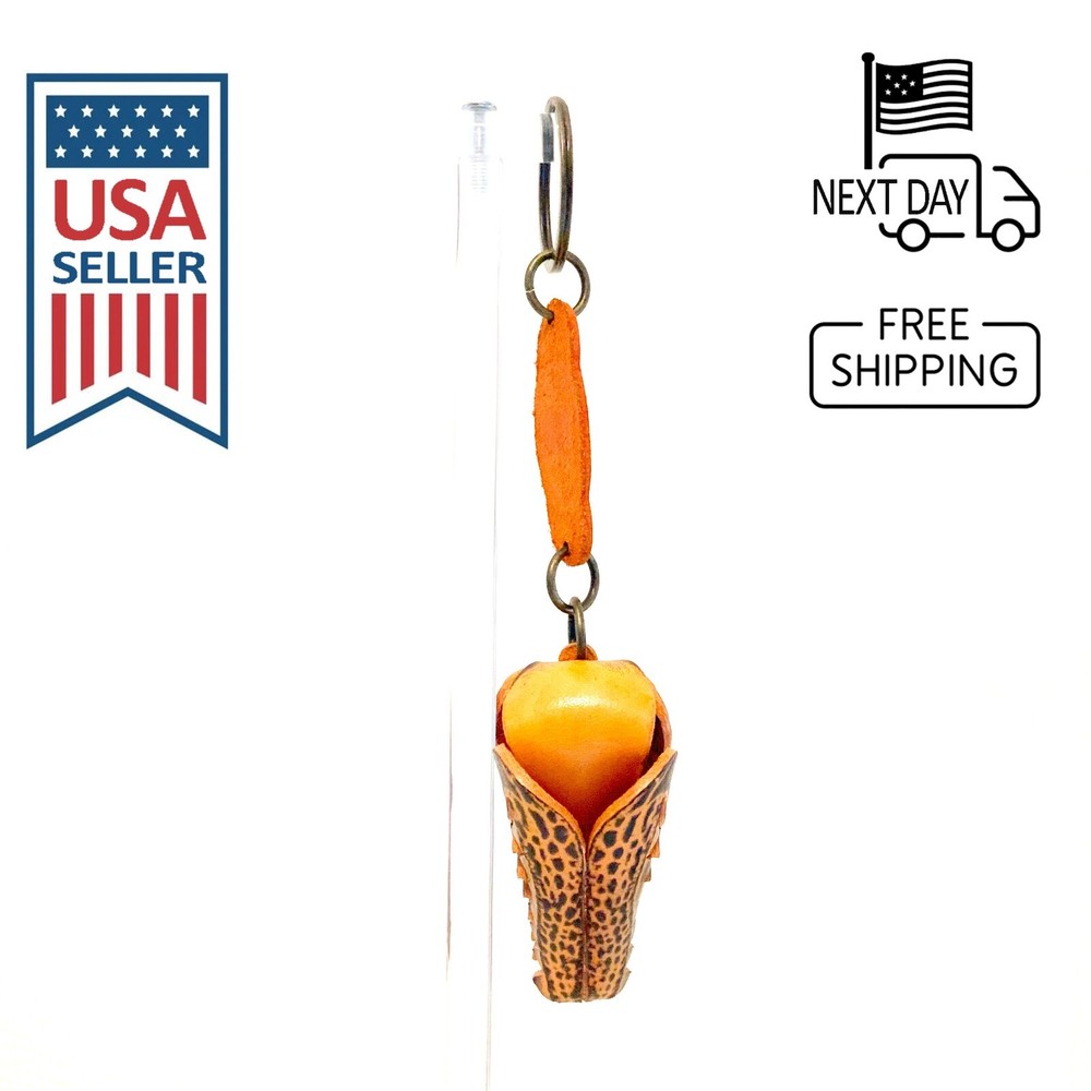 Crocodile Handmade Leather Keyring