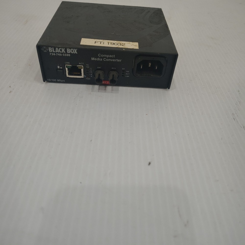 Compatible with Black BOX Compact Media Converter SM1310 Model LMC7003A-R2