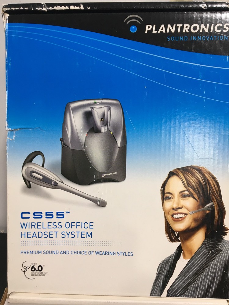 Plantronics CS55 Wireless Office Headset System 6.0 (NIB)