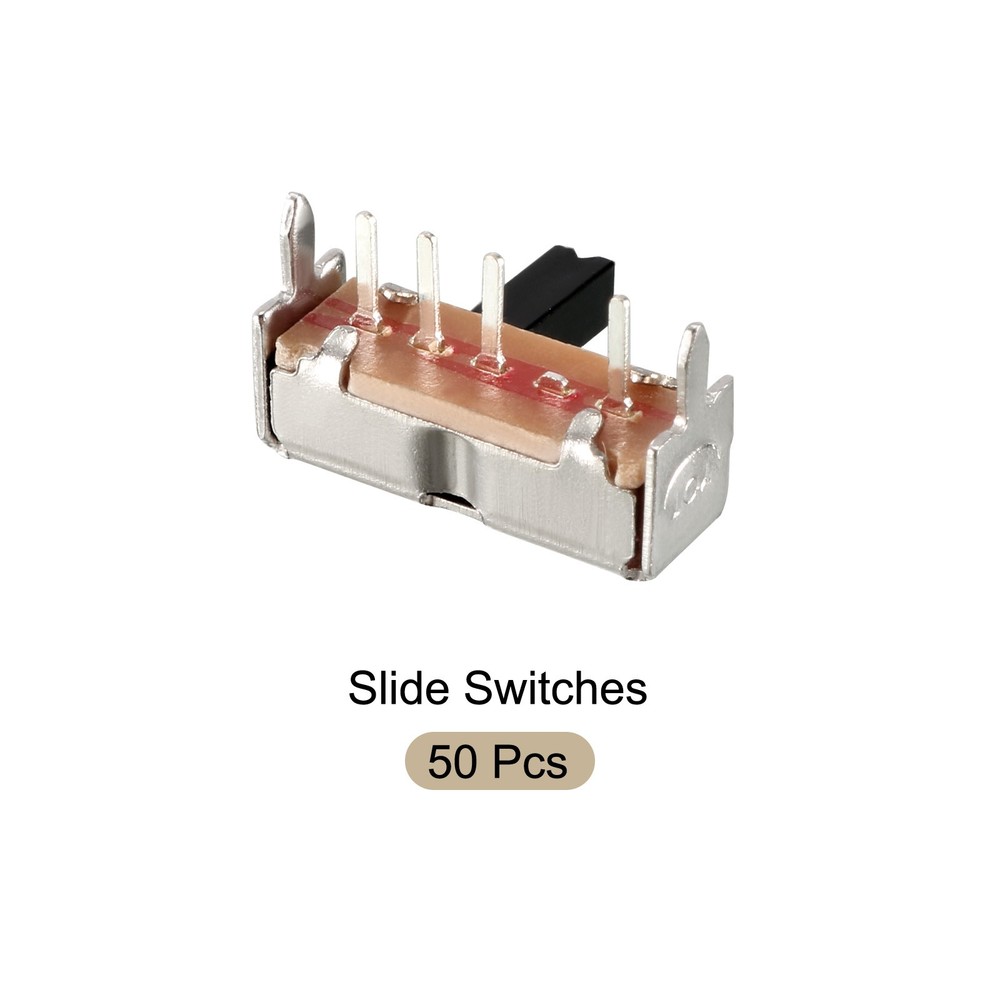 Toggle Switch Latching Slide Control 3 Pin 1P2T 4mm/30 Pcs