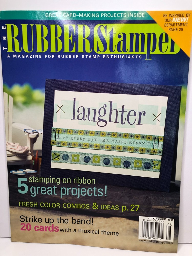 THE RUBBER STAMPER Magazine 2005 - Full Year - 8 Issues