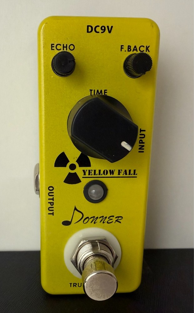 Donner Yellow Fall Mini Delay Analog Guitar Effect Pedal True Bypass