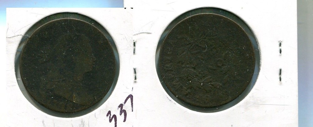 1798 DRAPED BUST LARGE CENT TYPE COIN GOOD 3373T