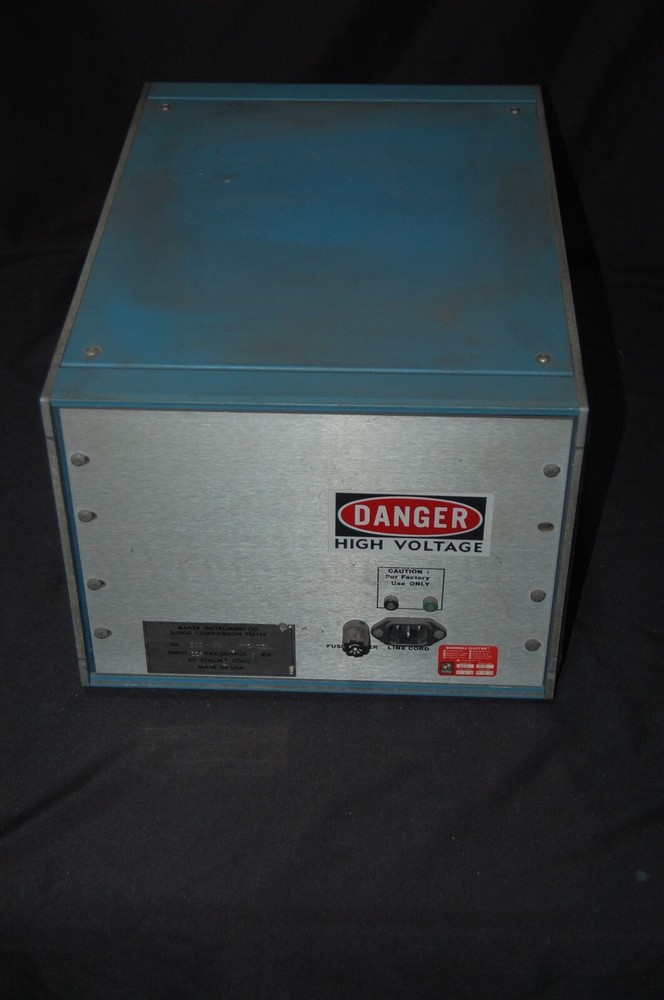 Baker Instruments Model 103 Surge Comparison Tester | Vintage | Untested | Parts